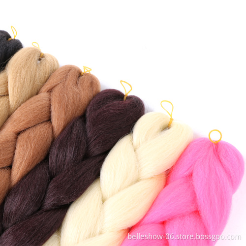 Hot sell synthetic pre stretch crochet jumbo-hair-braid 400g soku